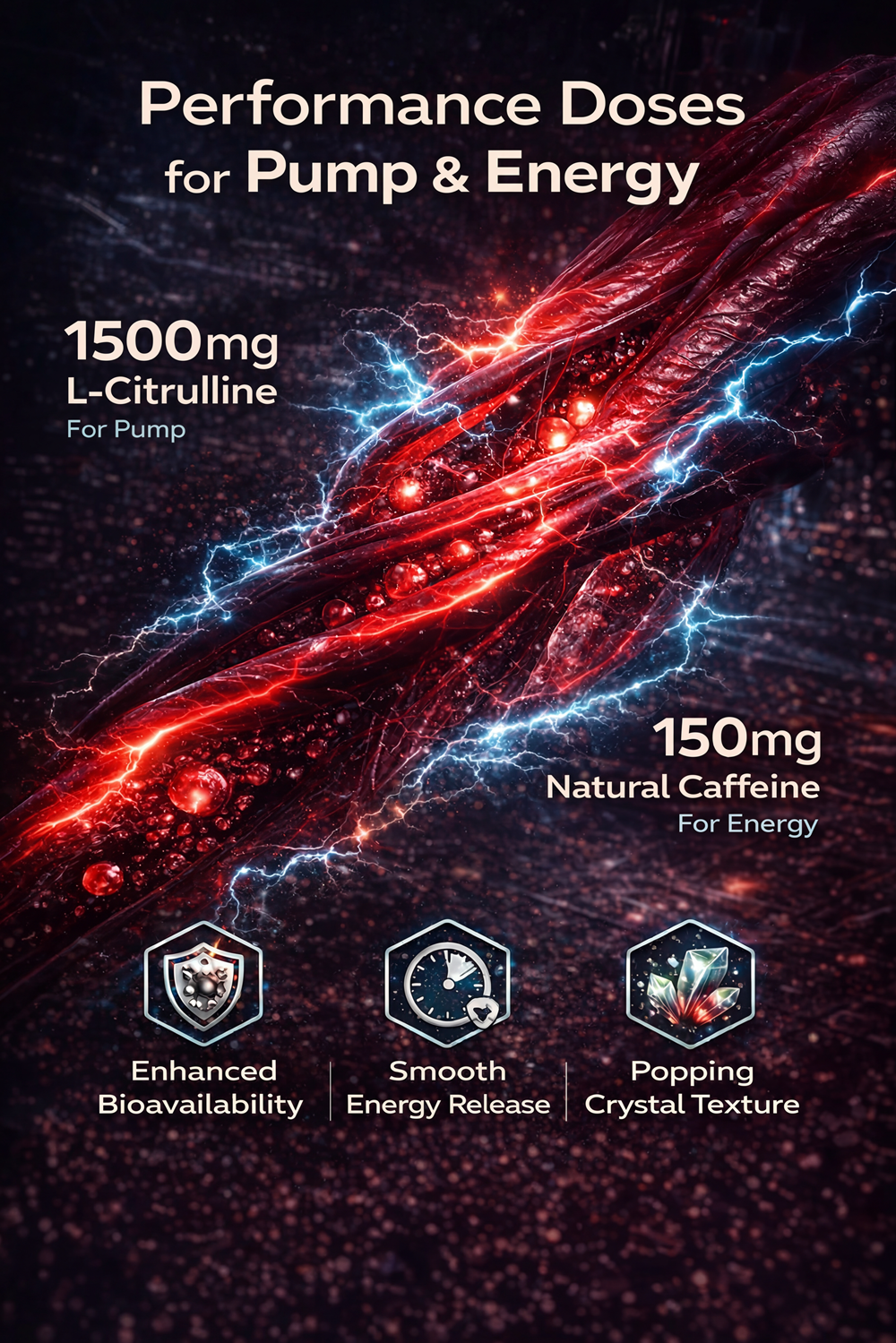 DORVAXON NITRO-POP™ Pre-Workout Crystals (Sour Watermelon)